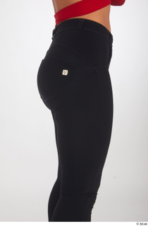 Zuzu Sweet black trousers buttock casual dressed thigh 0005.jpg